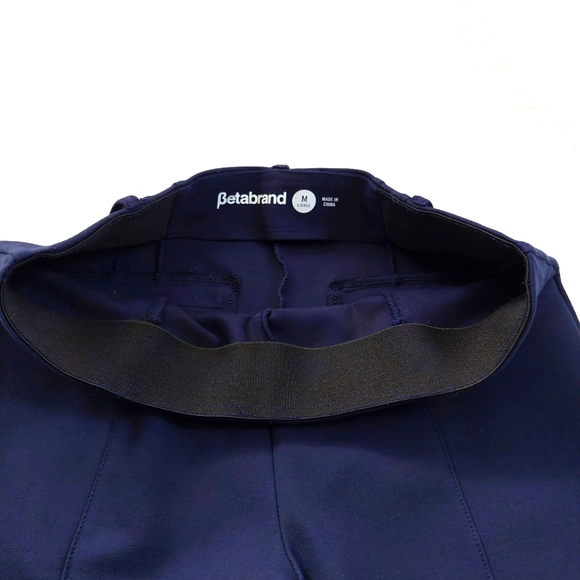 BetaBrand Bootcut Dress Yoga Pants Navy - Medium Long - Picture 11 of 14